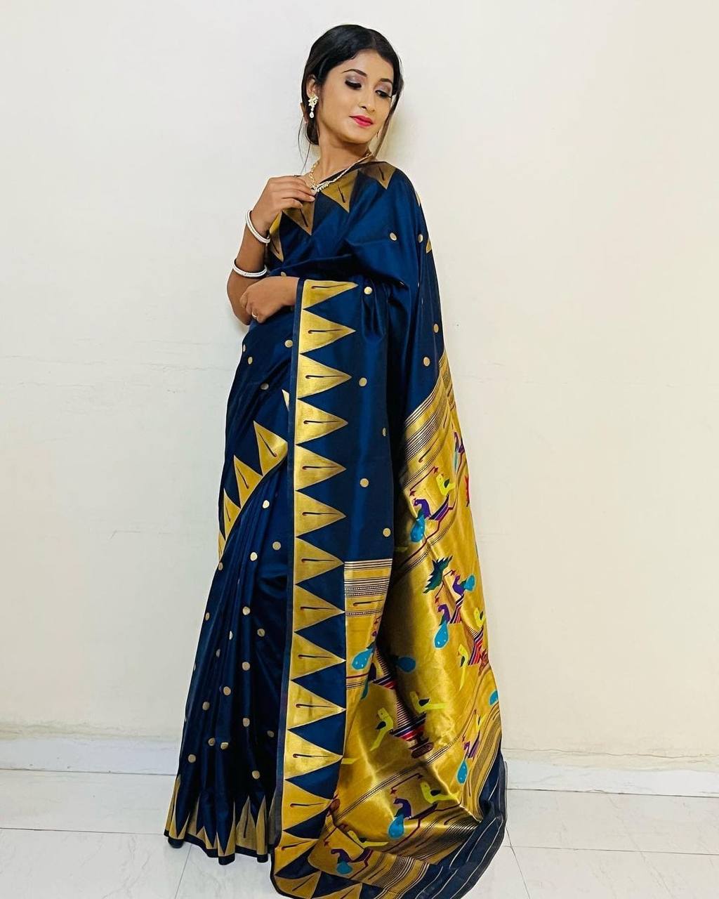 Paithani Pure Silk Handloom Saree