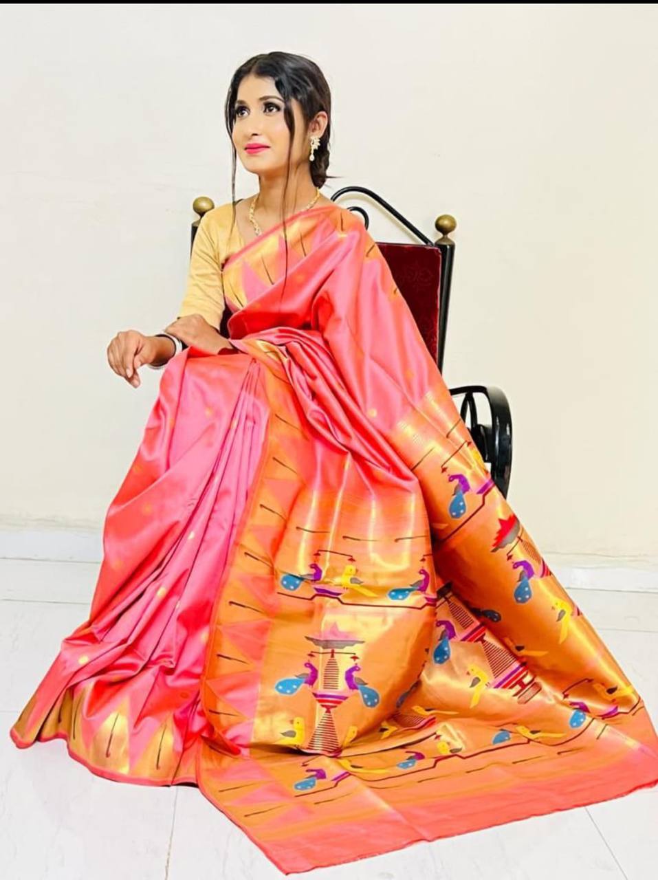 Paithani Pure Silk Handloom Saree