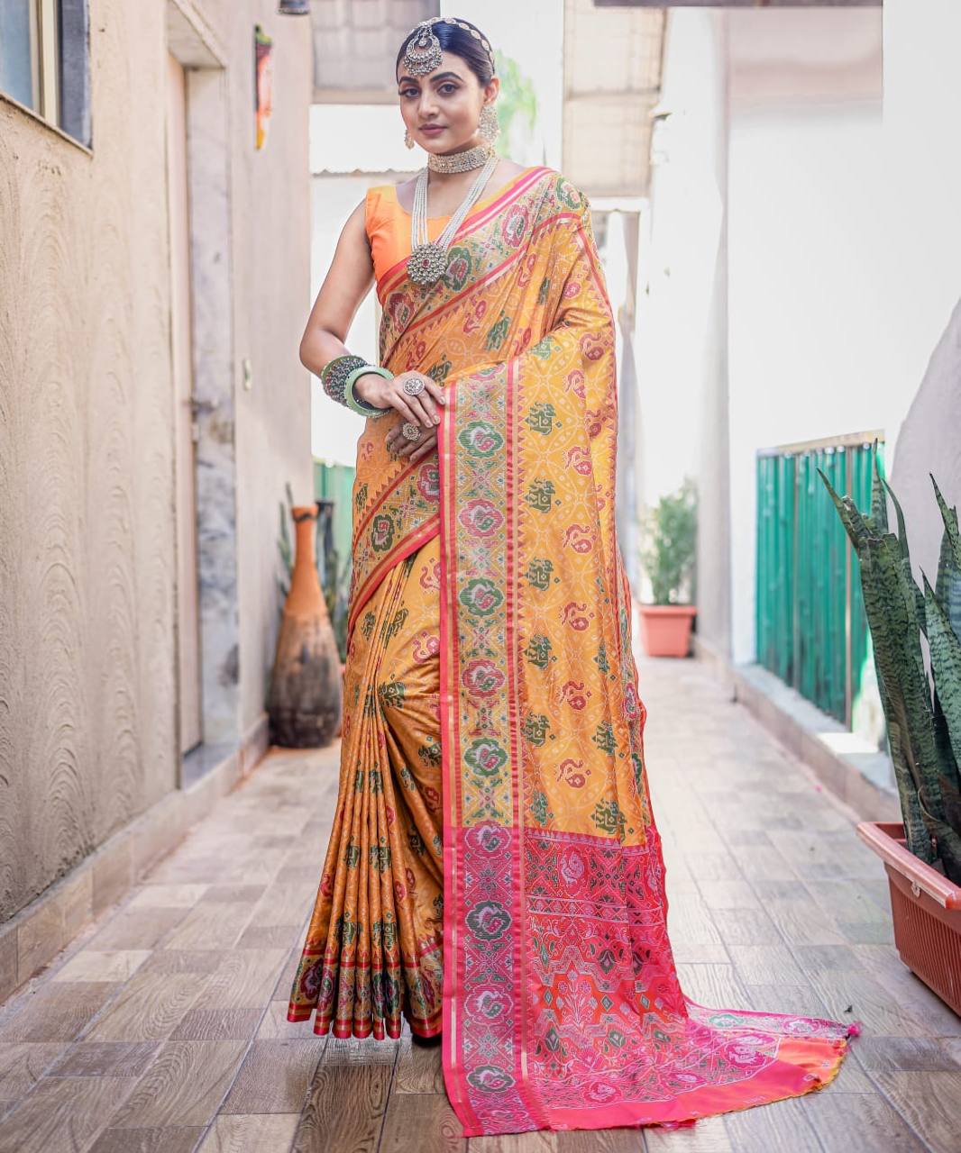 PRESENTING SOFT ELEGANT PATOLA SILK SAREE