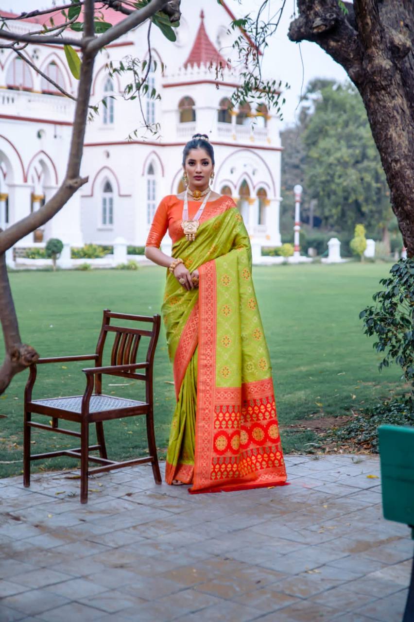 Banarasi Soft Silk Patola Saree