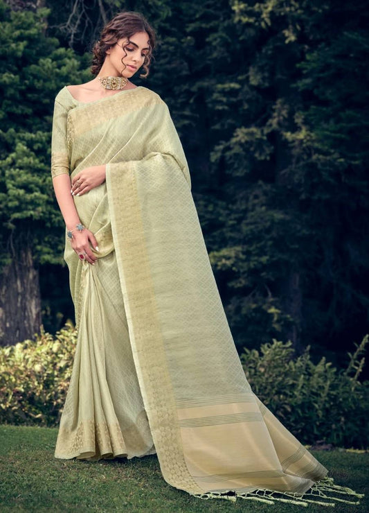 Linen Tissue Saree