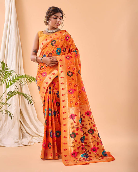 Pure Paithani Silk Saree