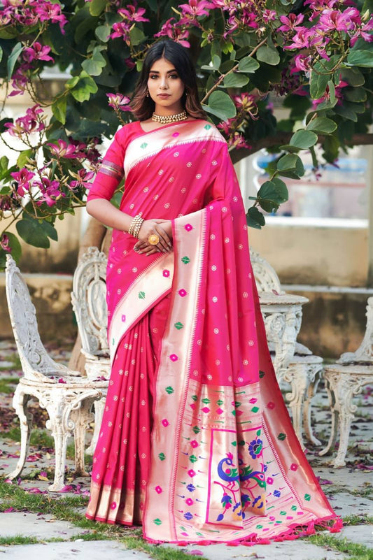 Banarasi Soft Silk Paithani Saree