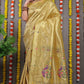 Yellow Paithani Pure silk handloom saree with Pure Jari