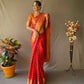 Red Banarasi Beautiful Patola Sarees With Leheriya Gold Zari Weaves