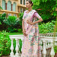 Baby Pink Banarasi Soft Silk Paithani Saree
