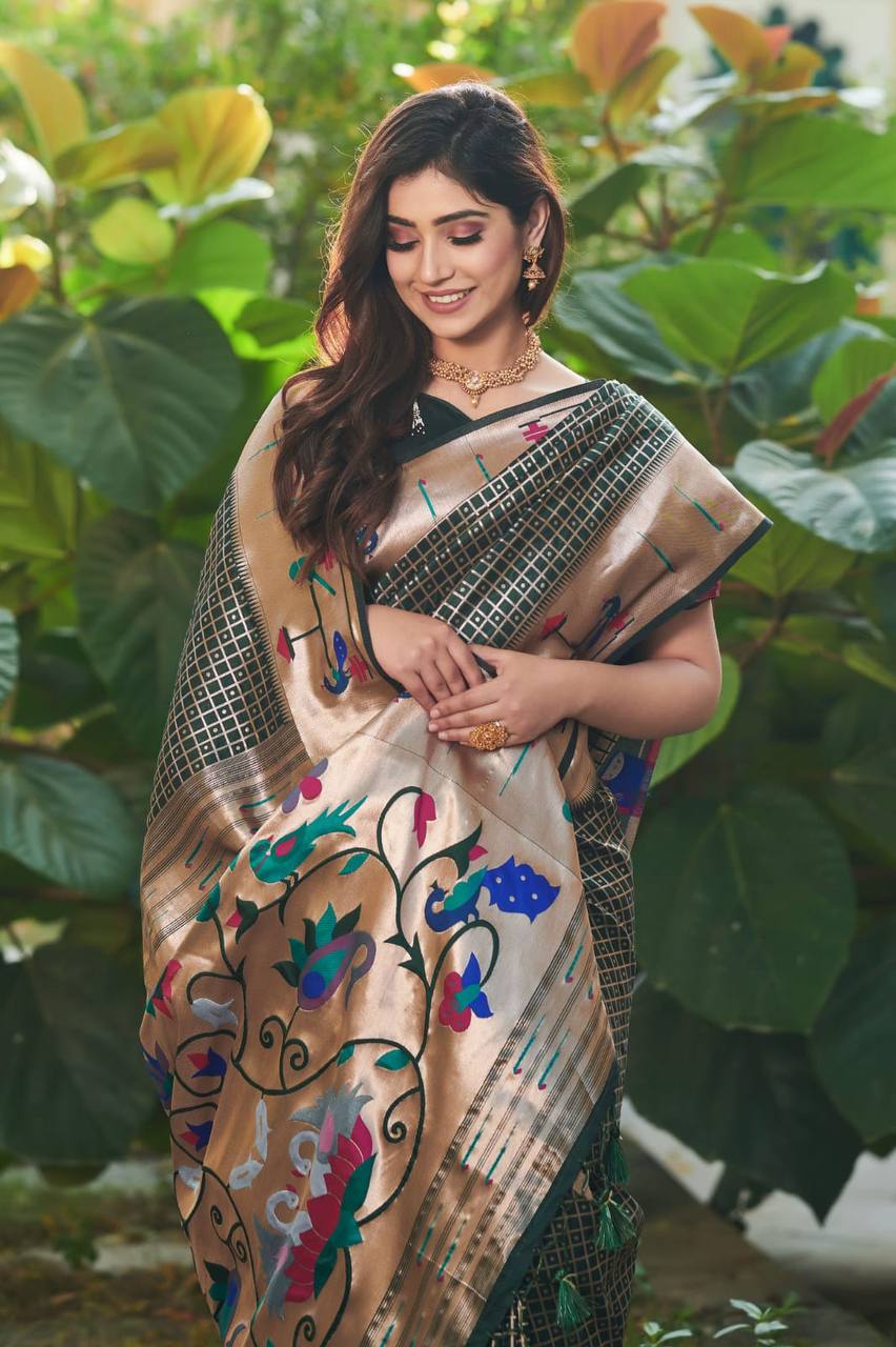 Paithani saree fancy best sale